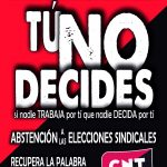 BOICOT ELECCIONES SINDICALES.