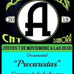 PROYECCIÓN DEL DOCUMENTAL: 'PRECARISTAS'.